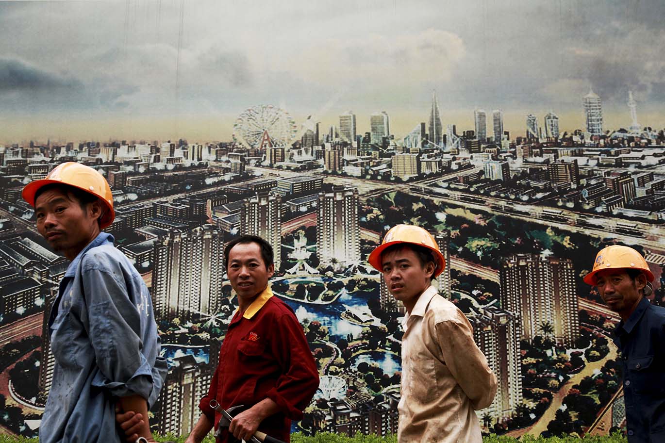 Landscape Wall-Dalian Rd ,Shanghai 10：30，Sept 9th,2009.jpg