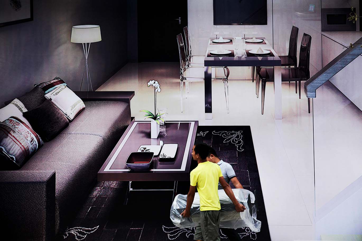 Landscape Wall-Yuanjing Rd,Shanghai 16：30，Sept 7th,2013.jpg