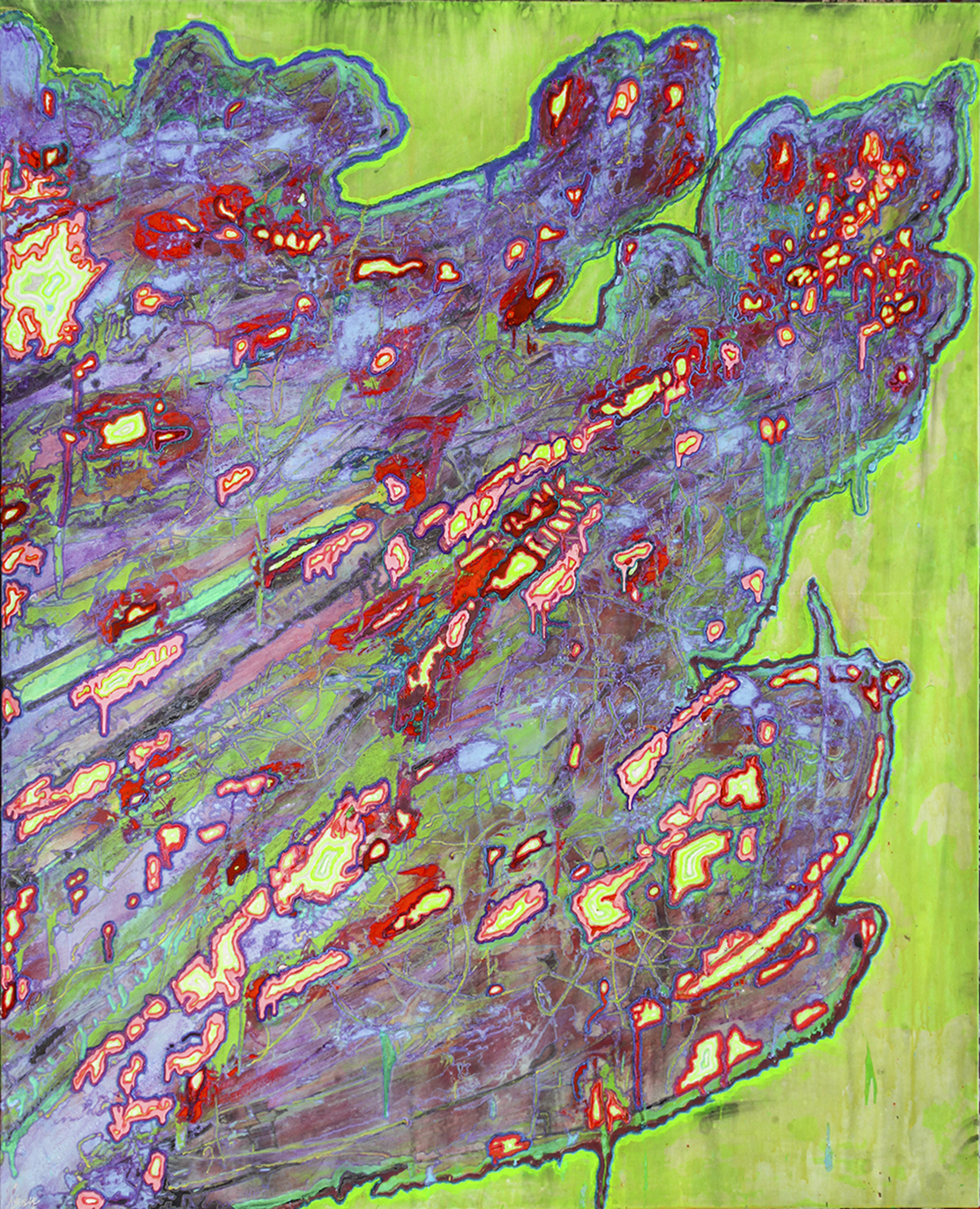 未来之痕——异境5 135X165cm 丙烯及3D打印材料等 画布 2024.jpg