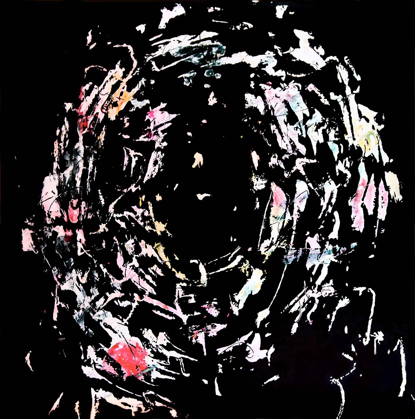 Tracing Series-Ring form2  Arcrylic and water colour on paper 1991&2017.jpg