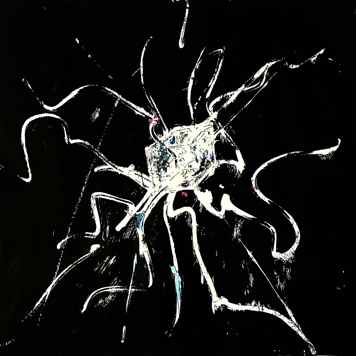 Tracing Series-Magic box7  Arcrylic and water colour on paper 2018.jpg