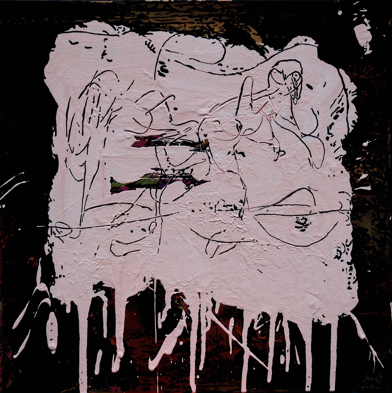 Tracing Series-Smear1  Arcrylic on canvas 2018.jpg