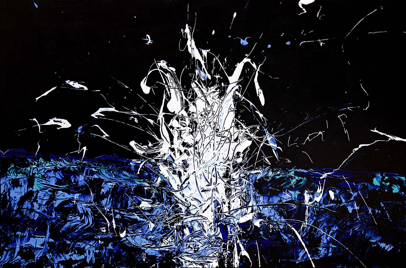 Tracing Series-Spary1  Arcrylic on canvas 2019.jpg