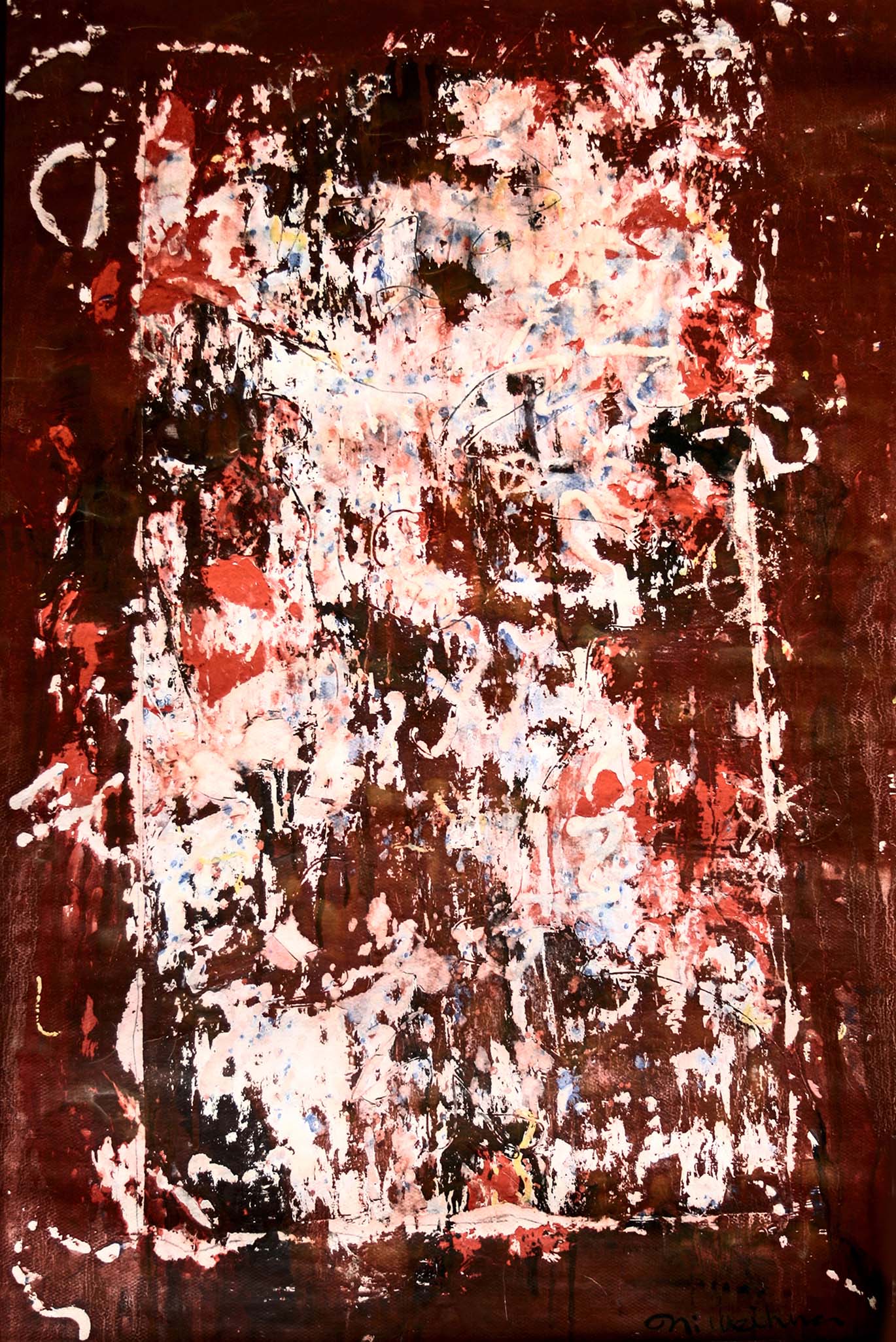 The floating trace of civilization2- Water colour and acriylic on paper 1990.jpg