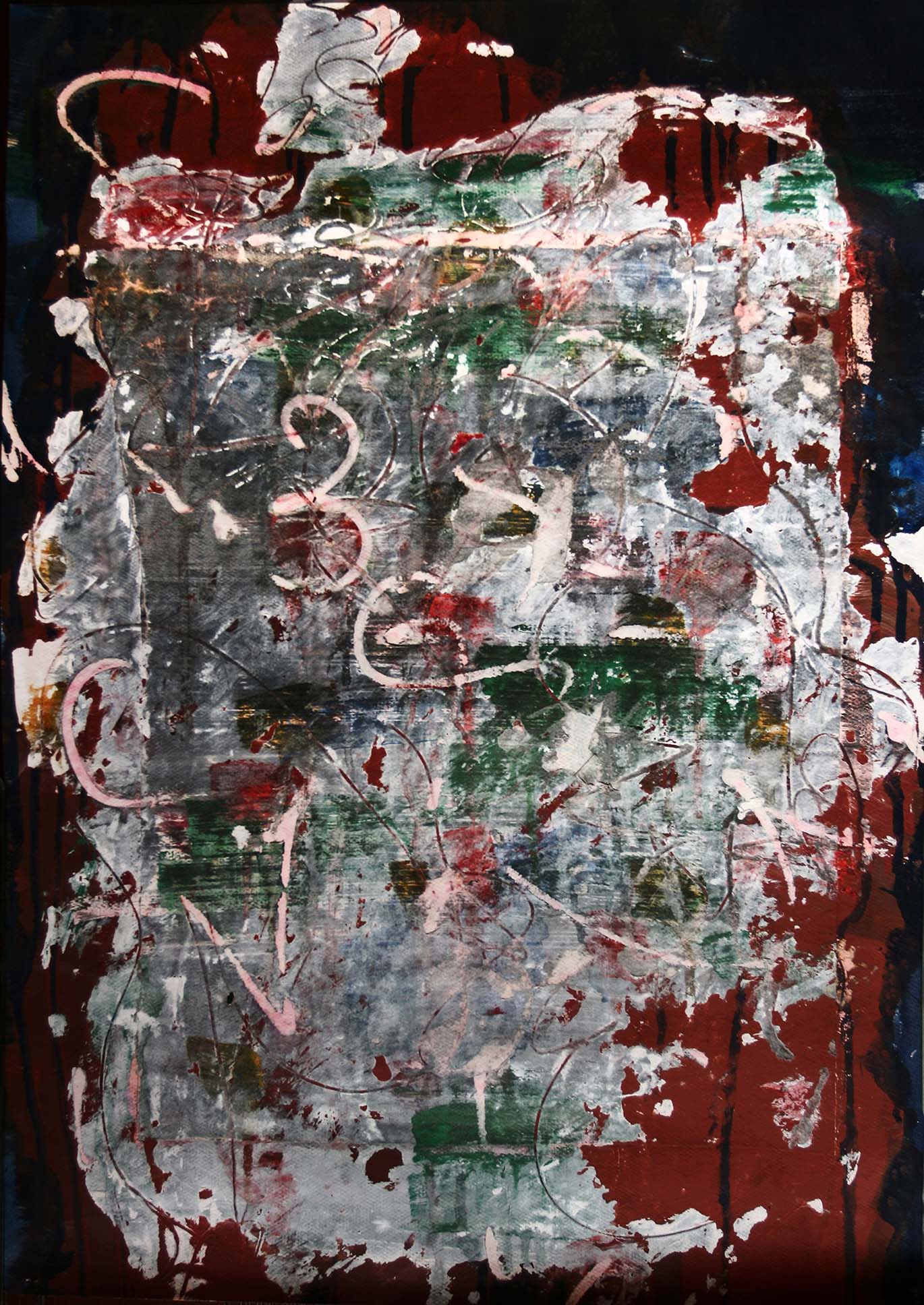 The floating trace of civilization7- Water colour and acriylic on paper 1990.jpg